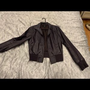 Dark Purple Forever 21 Cropped Jacket GUC
